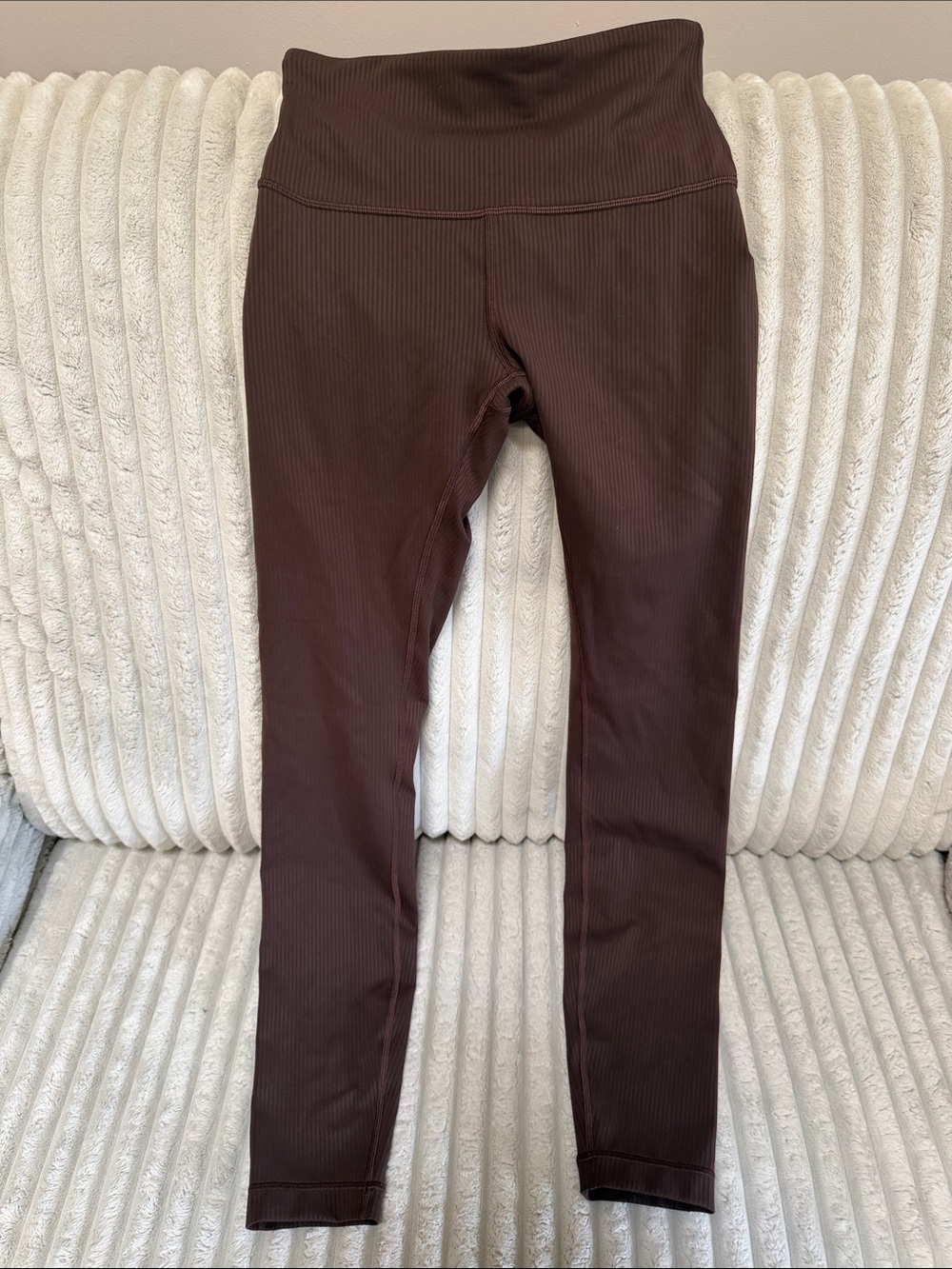 lululemon athletica Women’s Espresso Brown Ribbed Leggings